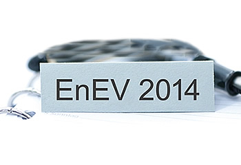 Imagebild: Schild Energiesparverordnung (EnEV 2014)