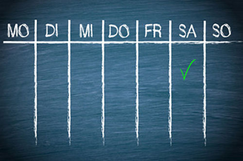 Imagebild Plan Samstag